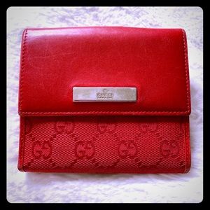 Gucci Red Wallet